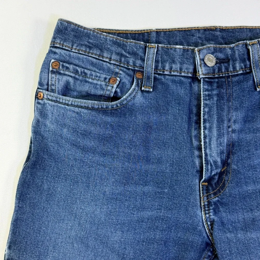 Levis‎ 511 Slim Fit Jeans Mens 32x37 Medium Wash Blue Denim Pants 04511-1786
